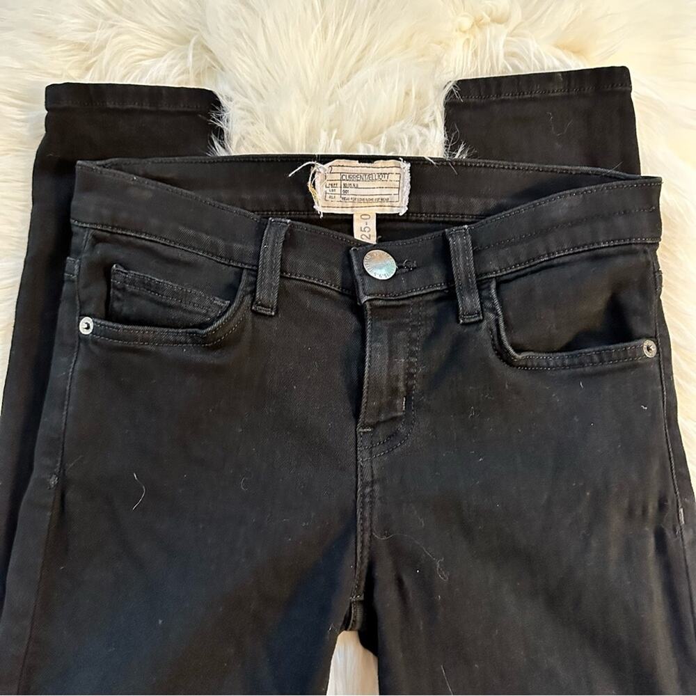 Current Elliott Black Stiletto Jeans size 25 - Picture 8 of 11